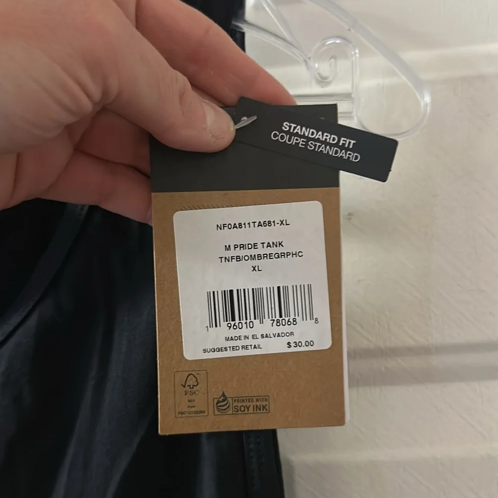 The North Face Pride OUTDOORS TOGETHER Graphic Tank Top: BLACK: NEW WITH TAGS:XL_5